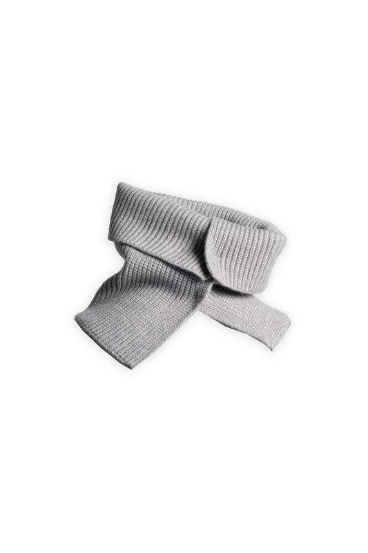 Multi-wear Knitted Neck Scarf - Grey