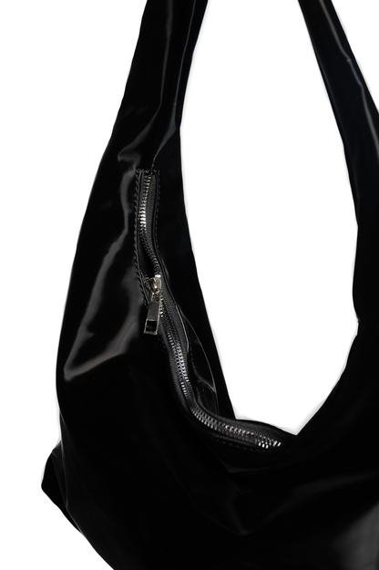 Nylon Satin Shoulder Bag