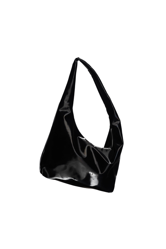 Nylon Satin Shoulder Bag